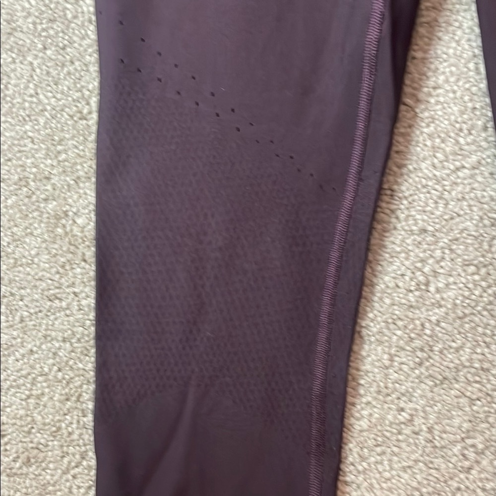 Lululemon Athletica Burgundy Leggings - Picture 3 of 6